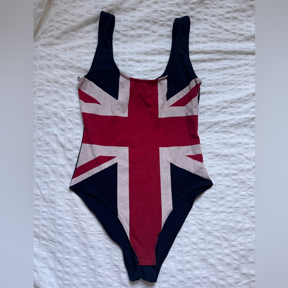 Atmosphere England flag bodysuit